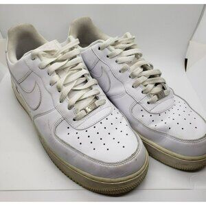 Nike Air Force 1 Sneakers, Triple White, Men's 13, 315122-111, 2013, AF-1 '82